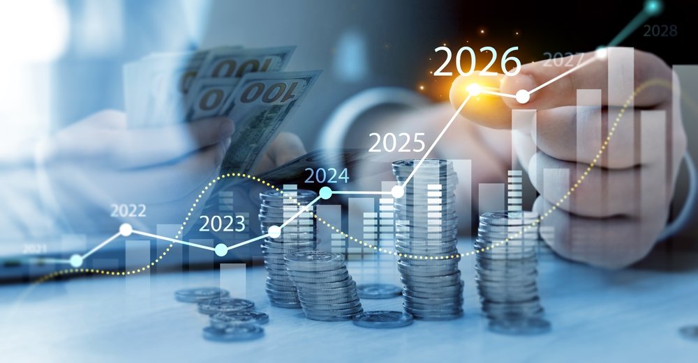 Financial,Business,Plan,And,Development,In,2026.,Increase,Arrow,Graph